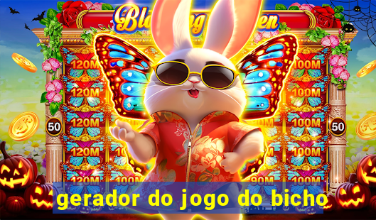 gerador do jogo do bicho